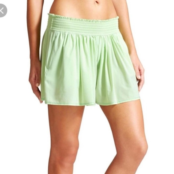 Athleta Pants - Athleta Sneaky Shorts Neon Green Shorts